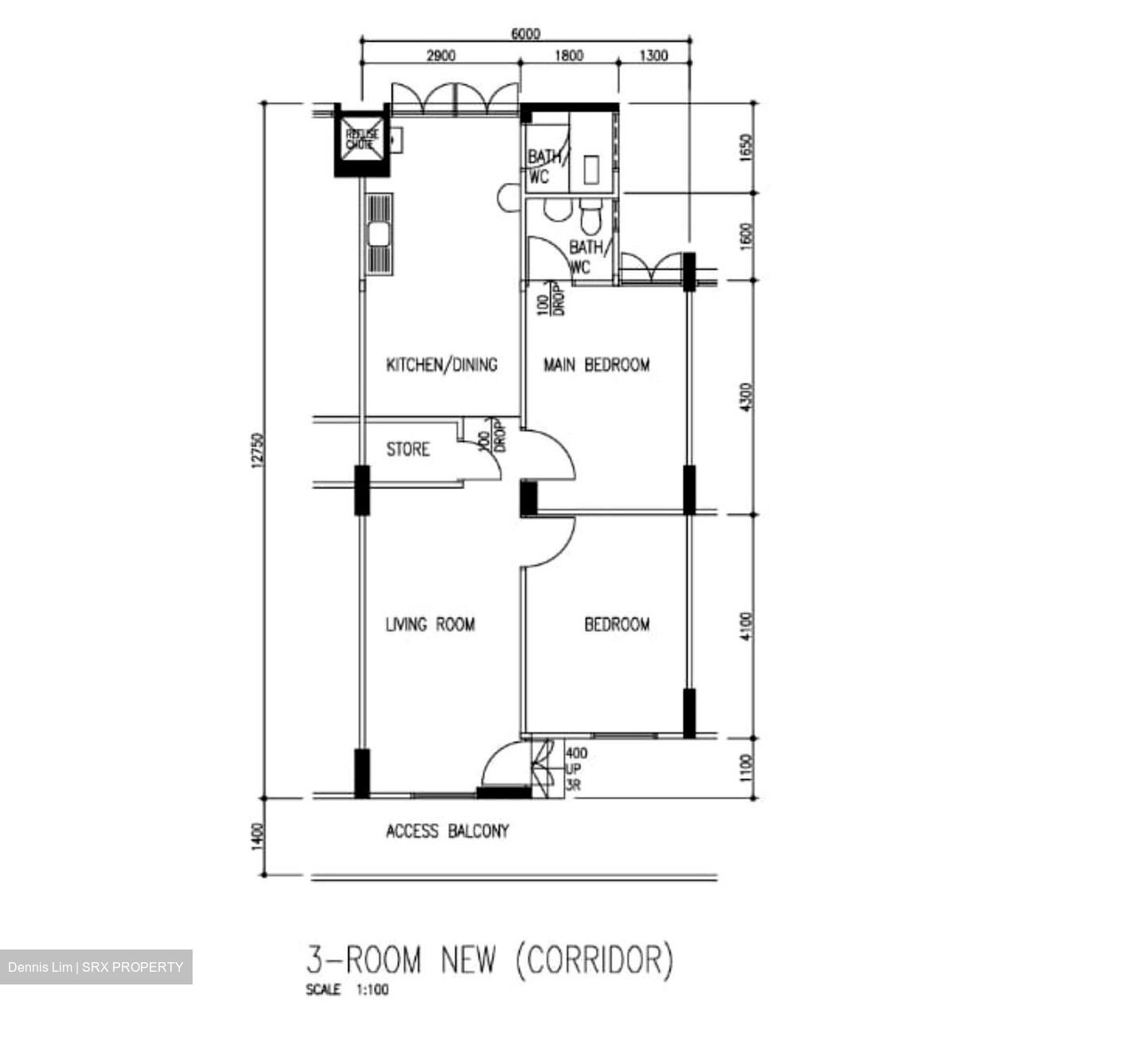 Blk 313 Shunfu Gardens (Bishan), HDB 3 Rooms #498954501